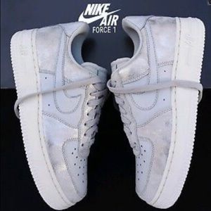Sparkly blue women’s  Air Force 1